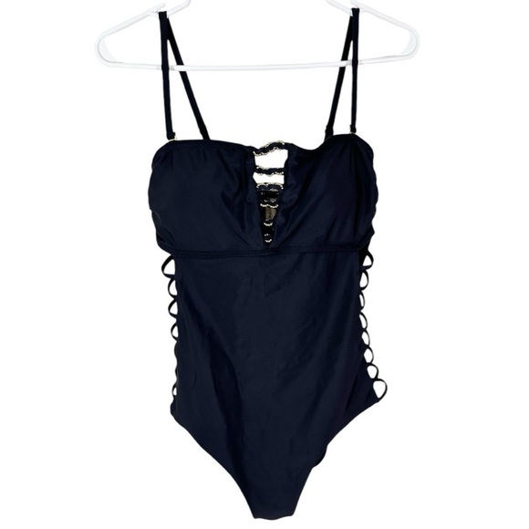 Cyn & Luca Other - 🌸Cyn & Luca Black Strapless One Piece Swimsuit- Size M